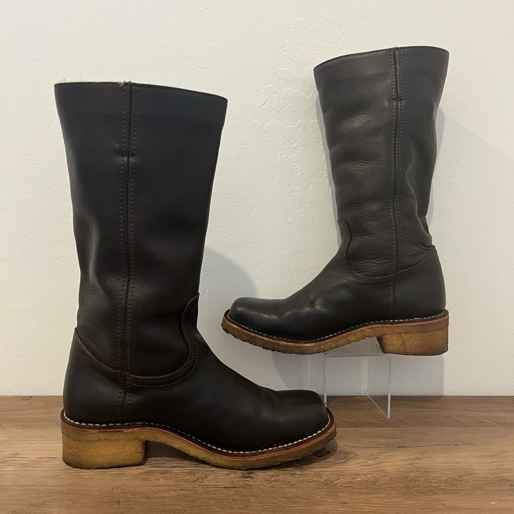 Frye Campus 14L Boots Sherling Lined Gum sole - Women’s size 8 - Picture 2 of 9